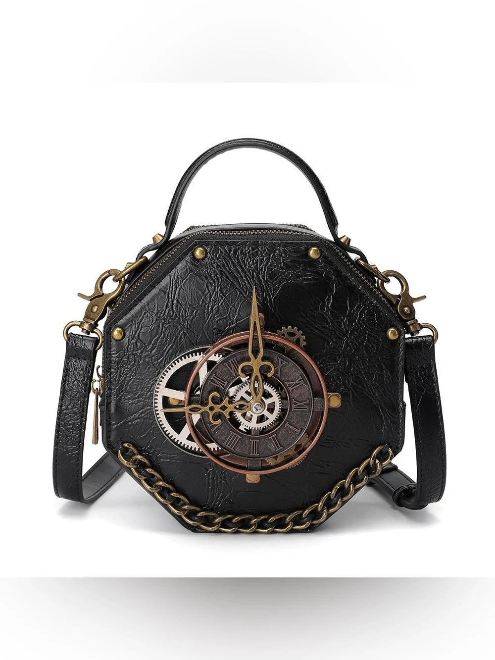 Steampunk Clockwork Crossbody Bag